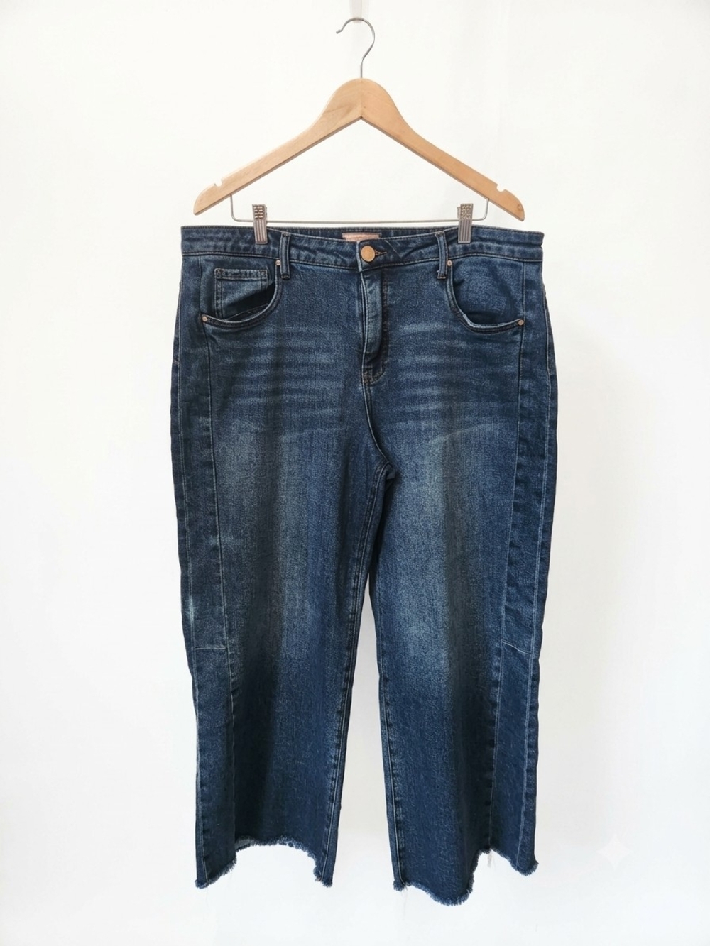 Dark Blue Women's Straight-Leg Jeans